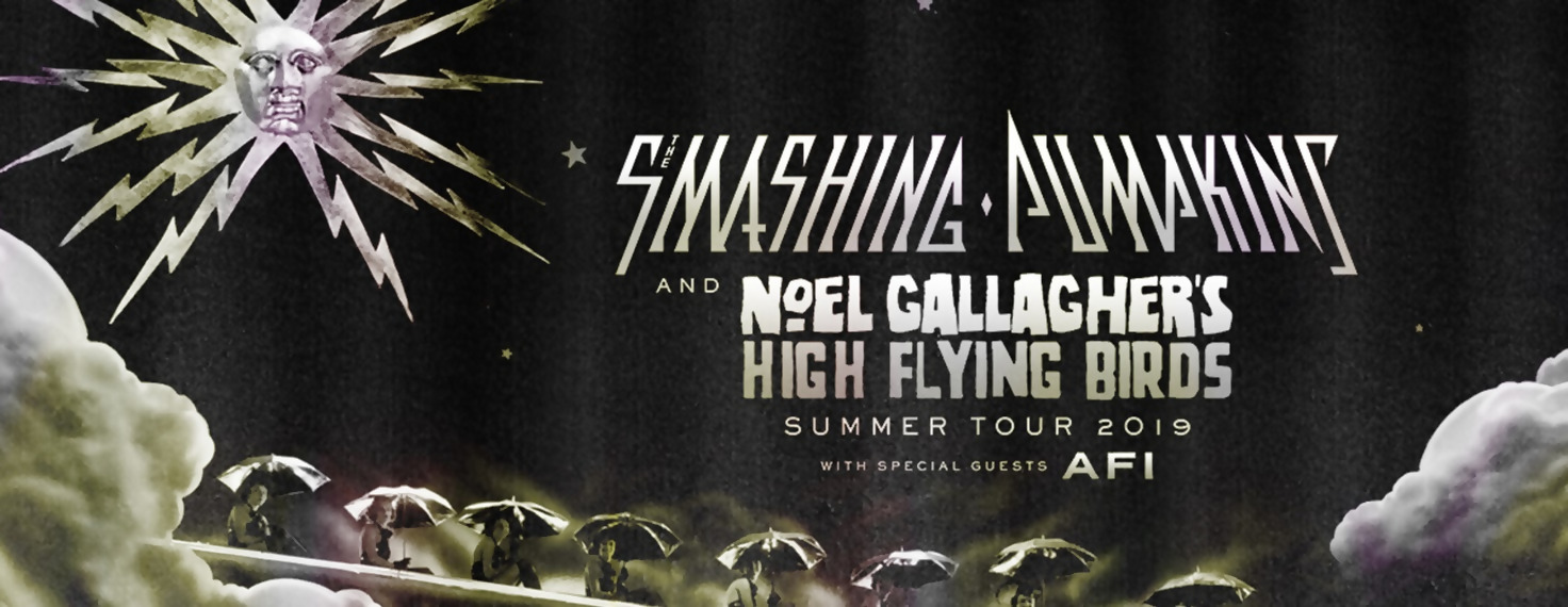Smashing Pumpkins and Noel Gallagher’s High Flying Birds summer tour 2019 with special guests AFI